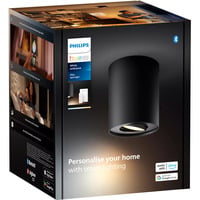 Philips Hue White Ambiance Pillar spot singolo, Luce LED Nero