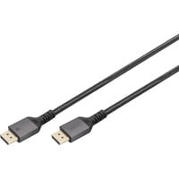 Digitus Cavo di collegamento DisplayPort 1.4 Premium, UHD 8K Nero/grigio