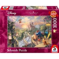 Schmidt Spiele Thomas Kinkade Studios: Disney Dreams Collection - La Bella e la Bestia, Puzzle 