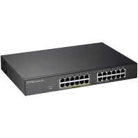 Zyxel GS1900-24EP Gestito L2 Gigabit Ethernet (10/100/1000) Supporto Power over Ethernet (PoE) Nero, Interruttore Gestito, L2, Gigabit Ethernet (10/100/1000), Full duplex, Supporto Power over Ethernet (PoE), Montaggio rack