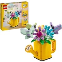 LEGO Creator 31149 3in1 Innaffiatoio con Fiori Finti Trasformabile in Stivale o in 2 Uccelli con Trespolo, Giochi per Bambini 8+, Giochi di costruzione Giochi per Bambini 8+, Set da costruzione, 8 anno/i, Plastica, 420 pz, 580 g