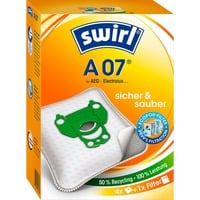 Swirl A 07 Accessori e ricambi per aspirapolvere, Sacchetti per aspirapolvere 4 pz, 1 pz