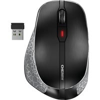 CHERRY MW 8C ERGO mouse Mano destra RF senza fili + Bluetooth Ottico 3000 DPI Nero, Mano destra, Ottico, RF senza fili + Bluetooth, 3000 DPI, Nero, Grigio
