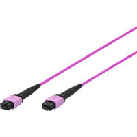 Digitus Cavo patch in fibra ottica, connettore femmina MPO, OM4, metodo A viola