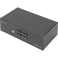 Digitus Switch KVM HDMI 4x 1 Nero