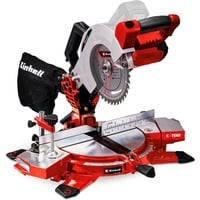 EINHELL TE-MS 18/210 Li-Solo 3000 Giri/min, Sega mitra/Troncatrice rosso/Nero, 3000 Giri/min, 104,2 dB, 91,2 dB, 3 dB, Batteria, Ioni di Litio