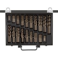 GEDORE Set di punte elicoidali, laminate a freddo, 1-10mm, Drill bit set Nero