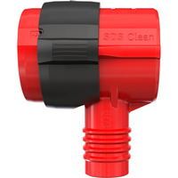 fischer Connettore per punta cava FHD II Max C, Allegato aspirapolvere rosso/Nero