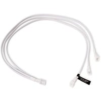 Alphacool Splitter cavo a Y 4 pin a 3x 4 pin PWM, 60 cm bianco