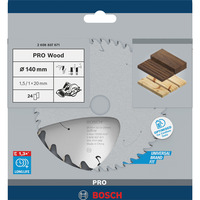Bosch 2 608 837 671 lama circolare 14 cm 1 pz, Lama per sega In legno duro, Legno dolce, Legno, 14 cm, 2 cm, 1 mm, 10500 Giri/min, 1,5 mm