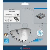 Bosch 2 608 837 748 lama circolare 15 cm 1 pz, Lama per sega Metallo, 15 cm, 2 cm, 1,2 mm, 5000 Giri/min, 1,6 mm