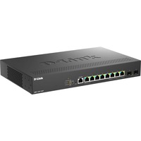 D-Link DMS-1250-10SP/E switch di rete Gestito 2.5G Ethernet (100/1000/2500) Supporto Power over Ethernet (PoE) Nero, Interruttore Nero, Gestito, 2.5G Ethernet (100/1000/2500), Supporto Power over Ethernet (PoE), Montaggio rack