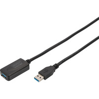 Digitus Cavo di prolunga USB 3.2 Gen 1 attivo, 5 metri Nero