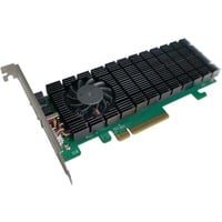HighPoint SSD6202A controller RAID PCI Express x8 3.0 8 Gbit/s, Scheda di interfaccia PCI Express 3.0, PCI Express x8, 0, 1, 8 Gbit/s, 2 canali, 920,585 h