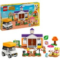 LEGO Animal Crossing 77052 Concerto in Piazza con K.K., Casa Giocattolo, Caffè e Veicolo da Costruire, Giochi per Bambini 7+, Giochi di costruzione Casa Giocattolo, Caffè e Veicolo da Costruire, Giochi per Bambini 7+, Set da costruzione, 7 anno/i, Plastica, 550 pz, 1 kg