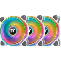 Thermaltake Riing Quad 12 RGB Case per computer Ventilatore 12 cm Bianco, Ventola bianco, Ventilatore, 12 cm, 500 Giri/min, 1500 Giri/min, 25,2 dB, 40,9 pdc/min