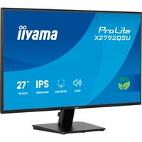 iiyama ProLite X2792QSU-B1 Monitor PC 68,6 cm (27") 2560 x 1440 Pixel Quad HD LED Nero, Monitor LED Nero (opaco), 68,6 cm (27"), 2560 x 1440 Pixel, Quad HD, LED, 3 ms, Nero