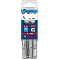 Bosch Expert Punta per martelli SDS plus-7X, Trapano Martello perforatore, Hammer drill bit, 5 mm, 115 mm, Cemento, Pietra, 5 cm