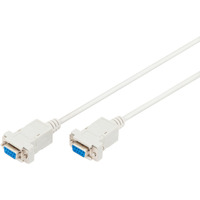 Digitus Cavo di collegamento Null-Modem beige