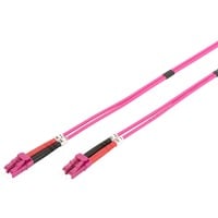 Digitus Cavo patch LWL, duplex, connettore LC > LC, multimode OM4 lilla