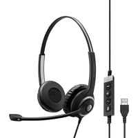 EPOS | Sennheiser IMPACT SC 260 USB MS II Auricolare Cablato A Padiglione Ufficio USB tipo A Nero, Headset Nero, Cablato, Ufficio, 50 - 18000 Hz, 89 g, Auricolare, Nero