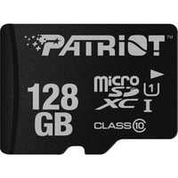Patriot PSF128GMDC10 memoria flash 128 GB MicroSDXC UHS-I Classe 10, Scheda di memoria Nero, 128 GB, MicroSDXC, Classe 10, UHS-I, 80 MB/s, Class 1 (U1)