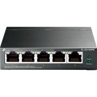 TP-Link TL-SG105PE switch di rete Gestito L2 Gigabit Ethernet (10/100/1000) Supporto Power over Ethernet (PoE) Nero, Interruttore grigio, Gestito, L2, Gigabit Ethernet (10/100/1000), Supporto Power over Ethernet (PoE)
