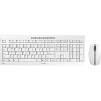 CHERRY Stream Desktop Recharge tastiera Mouse incluso Universale RF Wireless QWERTY Inglese Grigio, Set desktop bianco/grigio, Full-size (100%), Wireless, RF Wireless, QWERTY, Grigio, Mouse incluso
