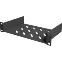 Digitus Scaffale 254 mm (10") 1U, Il vano inferiore Nero, Mensola per scaffale, Nero, Acciaio, 25 kg, 1U, Turchia