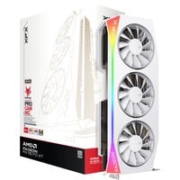 XFX Radeon RX 9070 XT OC Mercury RGB Magnetic Air, Scheda grafica bianco