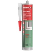 fischer Bauklebstoff Multi MS 290ml, Sigillante Nero