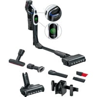 Bosch BCS1041WAC Scopa elettrica, Unlimited 10, Bianco, Aspirapolvere verticale Nero/Bianco, Unlimited 10, Bianco, Aspirapolvere elettrica, Senza sacchetto, Nero, Bianco, 0,4 L, Secco, HEPA