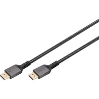 Digitus Cavo di collegamento DisplayPort 1.4 Premium, UHD 8K Nero/grigio