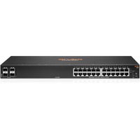 Hewlett Packard Enterprise Aruba 6100 24G 4SFP+ Gestito L3 Gigabit Ethernet (10/100/1000) 1U Nero, Interruttore Gestito, L3, Gigabit Ethernet (10/100/1000), Montaggio rack, 1U