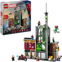 LEGO ǀ Marvel 76324 Spider-Man Contro Oscorp, Moto Giocattolo e 8 Minifigure, Regalo da Collezione per Bambini e Bambine 10+, Giochi di costruzione Moto Giocattolo e 8 Minifigure, Regalo da Collezione per Bambini e Bambine 10+, Set da costruzione, 10 anno/i, Plastica, 808 pz, 1,55 kg