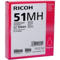 Ricoh 405864 cartuccia d'inchiostro 1 pz Originale Resa elevata (XL) Magenta Resa elevata (XL), Magenta, 1 pz, 2500 pagine, Confezione singola
