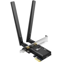 TP-Link Archer TX55E WLAN / Bluetooth 2402 Mbit/s, Adattatore Wi-Fi Wireless, PCI Express, WLAN / Bluetooth, Wi-Fi 6 (802.11ax), 2402 Mbit/s, Nero