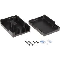 Joy-IT RB-AlucaseP4+08 Alloggi Nero, Housing Nero (opaco), Alloggi, Raspberry Pi, Raspberry Pi, Nero, Alluminio, 65 mm