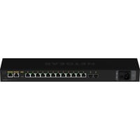 Netgear M4250-12M2XF Gestito L2/L3 2.5G Ethernet 1U Nero, Interruttore Gestito, L2/L3, 2.5G Ethernet, Full duplex, Montaggio rack, 1U