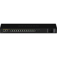 Netgear MSM4214X Gestito L2/L3 2.5G Ethernet 1U Nero, Interruttore Gestito, L2/L3, 2.5G Ethernet, Full duplex, Montaggio rack, 1U