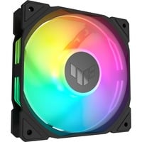 ASUS TUF Gaming TR120 ARGB Reverse Fan - Single Pack Case per computer Ventilatore 12 cm Nero, Ventola Nero/trasparente, Ventilatore, 12 cm, Nero