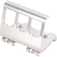 Digitus Adattatore per guida DIN per 3 moduli Keystone accaio