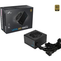 FSP Vita alimentatore per computer 550 W 20+4 pin ATX ATX Nero, Alimentatore PC Nero, 550 W, 110 - 240 V, 50/60 Hz, 8-4 A, Attivo, 100 W