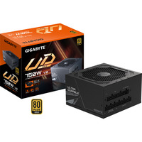 GIGABYTE UD750GM PG5 V2 Alimentatore – PCIe Gen 5.1, 80 PLUS Gold, Design completamente modulare, Ventola da 120 mm, Compatibile con ATX 3.1, Spina EU, Alimentatore PC Nero, 80 PLUS Gold, Design completamente modulare, Ventola da 120 mm, Compatibile con ATX 3.1, Spina EU, 750 W, 100 - 240 V, 50/60 Hz, 12 - 6.5 A, Attivo, 105 W