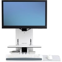 Ergotron StyleView Sollevamento Verticale Seduto-In Piedi, Supporto bianco