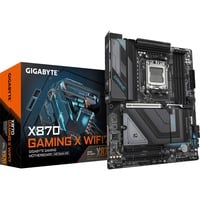 GIGABYTE X870 GAMING X WIFI7 Scheda Madre - Supporta CPU AMD Ryzen 9000, 16+2+2 fasi VRM, fino a 8000MHz DDR5 (OC), 1xPCIe 5.0 + 2xPCIe 4.0, Wi-Fi 7, LAN 2.5GbE, USB 4 Nero/grigio, 16+2+2 fasi VRM, fino a 8000MHz DDR5 (OC), 1xPCIe 5.0 + 2xPCIe 4.0, Wi-Fi 7, LAN 2.5GbE, USB 4, AMD, Socket AM5, AMD Ryzen 7000 Series, AMD Ryzen 8000 Series, AMD Ryzen 9000 Series, Socket AM5, 256 GB, DDR5-SDRAM