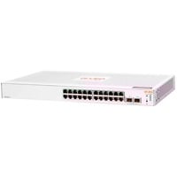Hewlett Packard Enterprise Aruba Instant On 1830 24G 2SFP Gestito L2 Gigabit Ethernet (10/100/1000) 1U, Interruttore Gestito, L2, Gigabit Ethernet (10/100/1000), Full duplex, Montaggio rack, 1U