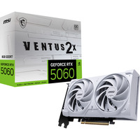 MSI GeForce RTX 5060 8G VENTUS 2X OC WHITE NVIDIA 8 GB GDDR7, Scheda grafica bianco, GeForce RTX 5060, 8 GB, GDDR7, 128 bit, 7680 x 4320 Pixel, PCI Express x16 5.0