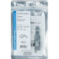 SMARTKEEPER ESSENTIAL USB-C Port Lock (CL04) + Lock Key Mini (U04), Serratura da infilare 