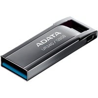 ADATA UR340 unità flash USB 128 GB USB tipo A 3.2 Gen 2 (3.1 Gen 2) Nero, Chiavetta USB nichel, 128 GB, USB tipo A, 3.2 Gen 2 (3.1 Gen 2), 100 MB/s, Cuffia, Nero